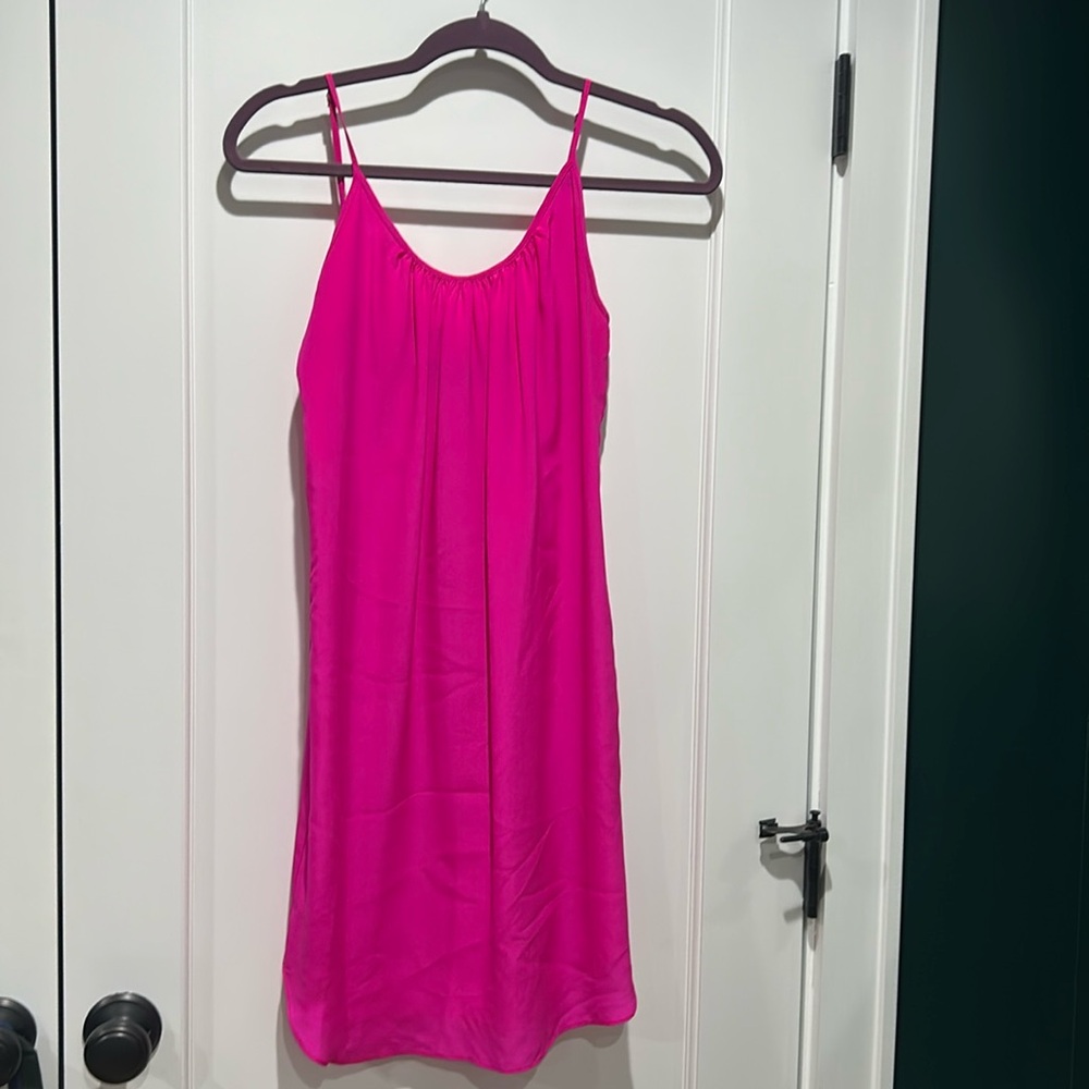Hot pink summer dress!